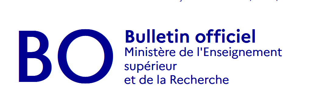 Le Bulletin Officiel (Enseignement supérieur et recherche)