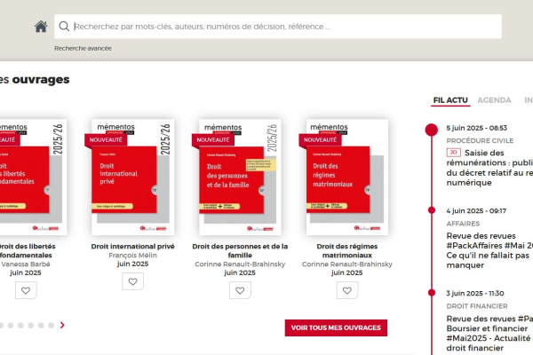 Ebooks Mementos et Carrés rouges de Lextenso